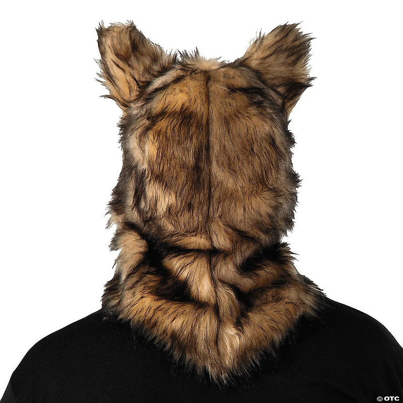 Adults Wolf Moving Mouth Overhead Mask - One Size