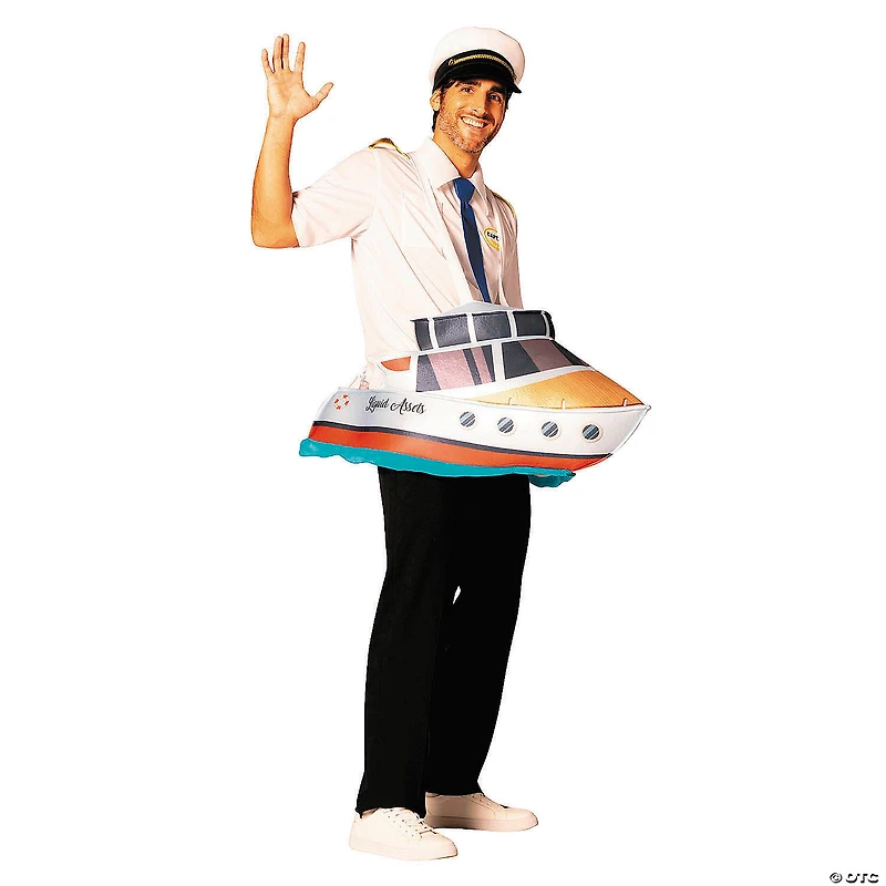 Adults Yacht Captain Tunic Costume - One Size