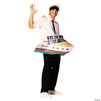 Adults Yacht Captain Tunic Costume - One Size