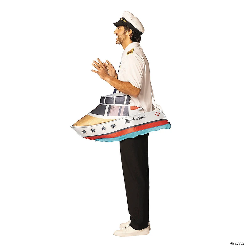Adults Yacht Captain Tunic Costume - One Size