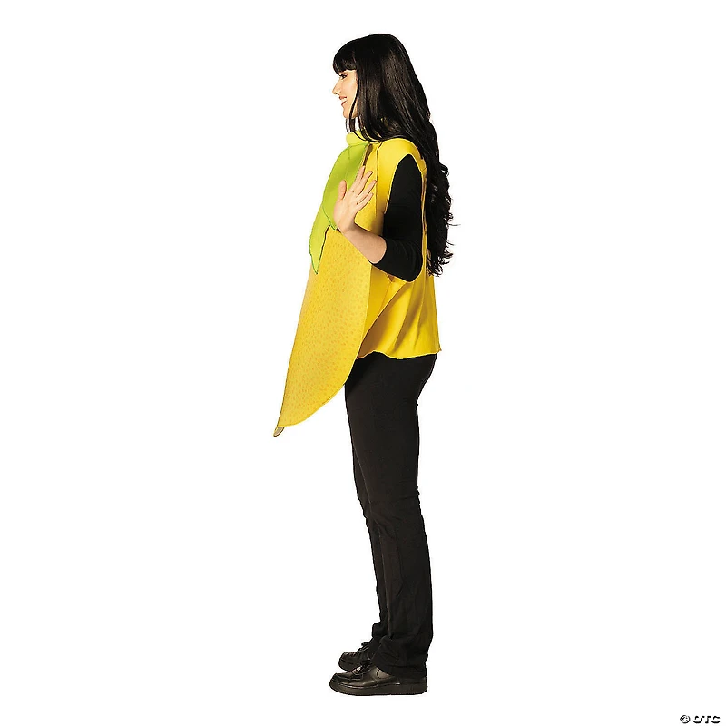 Adults Yellow Lemon Tunic Costume - One Size