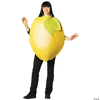 Adults Yellow Lemon Tunic Costume - One Size