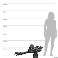Animated Crawling Zombie Prop