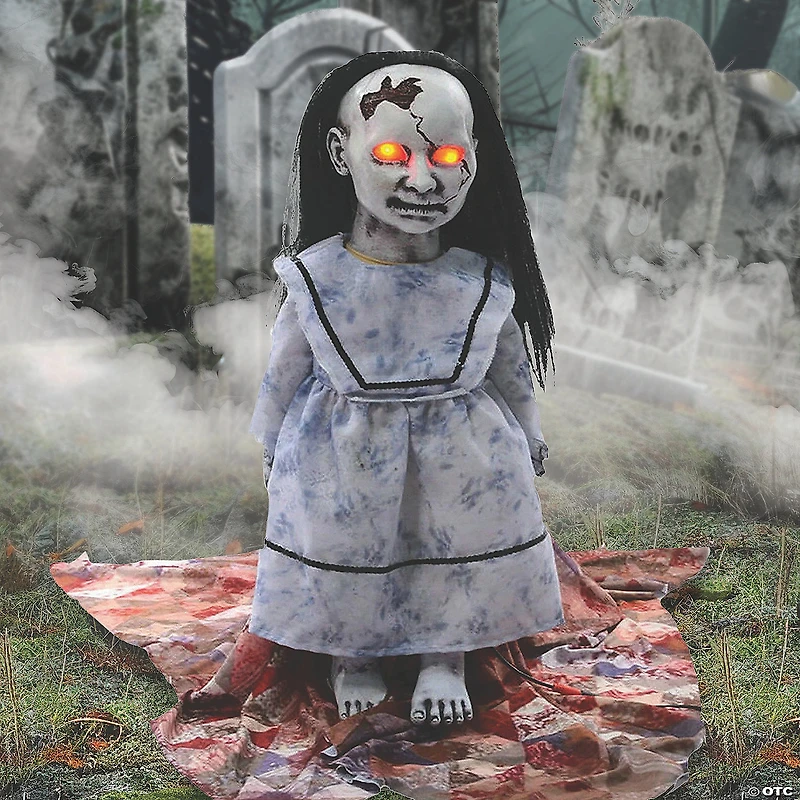 Animated Lunging Graveyard Baby Decoration