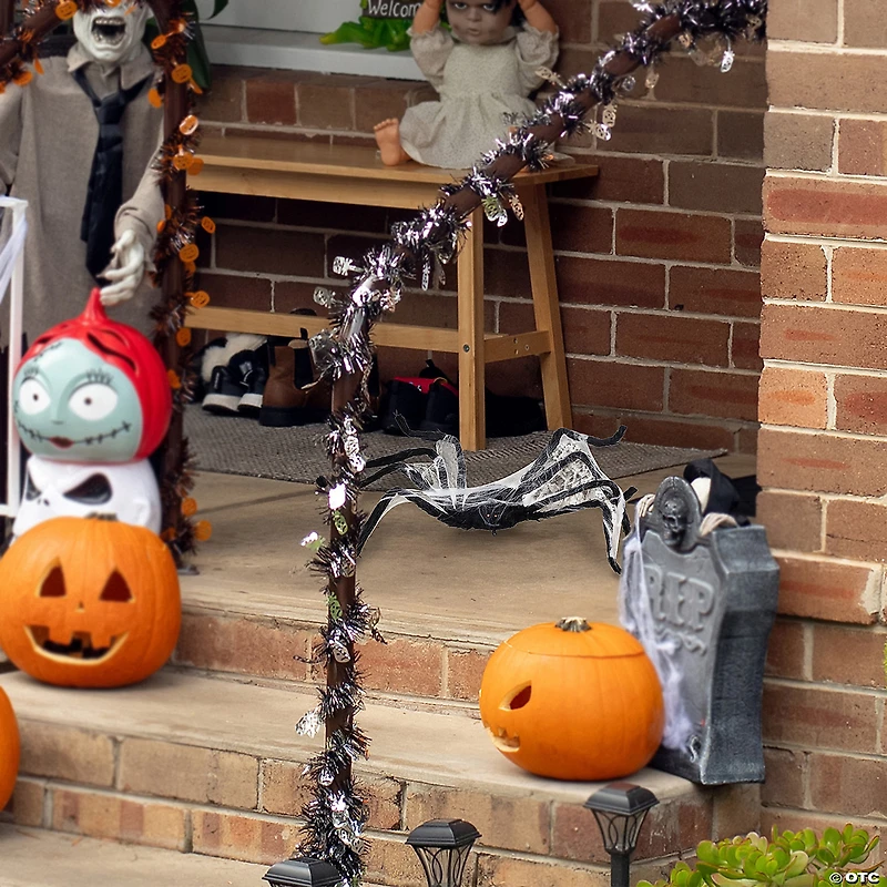 Animated Walking Spider with Sound Halloween Decoration - 24"