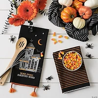 Asst Home Sweet Haunted Home Dishtowel (Set Of 3)