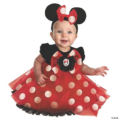 Baby Girl's Red Minnie Mouse™ Costume