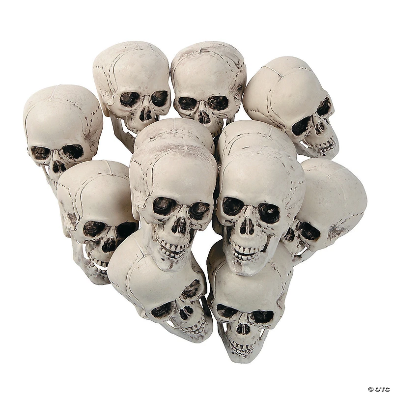 Bag of Skulls Halloween Decorations