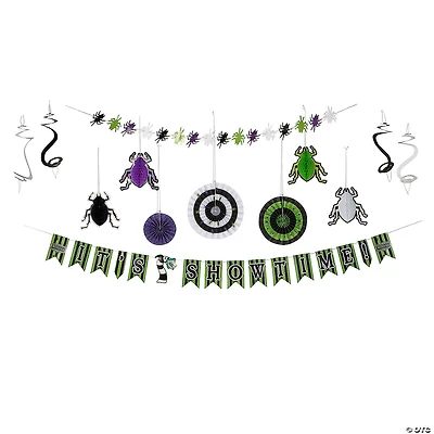 Beetlejuice™ Party It’s Showtime Multicolor Hanging Decorations Kit - 16 Pc.