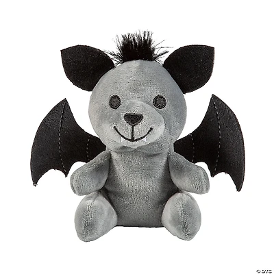Black & Gray Bat Stuffed Bear - 12 Pc.
