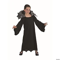 Black and Gray Vampire Girl Child Halloween Costume - Medium