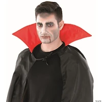 Black and Red Vampire Cape Boy Child Halloween Costume - Large
