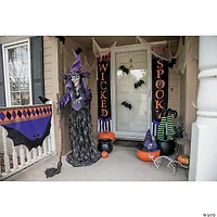 Black Cauldrons Halloween Decorations