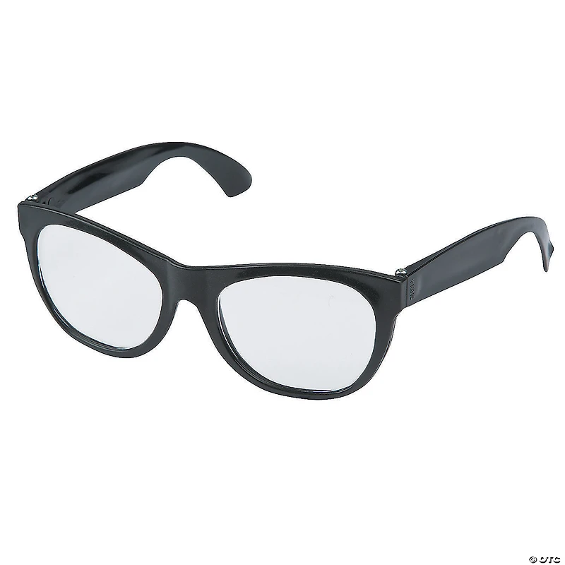 Black Clear Lens Glasses - 1 Pc.