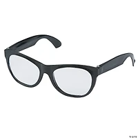 Black Clear Lens Glasses - 1 Pc.
