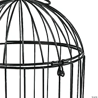 Black Metal Birdcages Tabletop Decorations - 3 Pc.