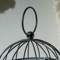 Black Metal Birdcages Tabletop Decorations - 3 Pc.