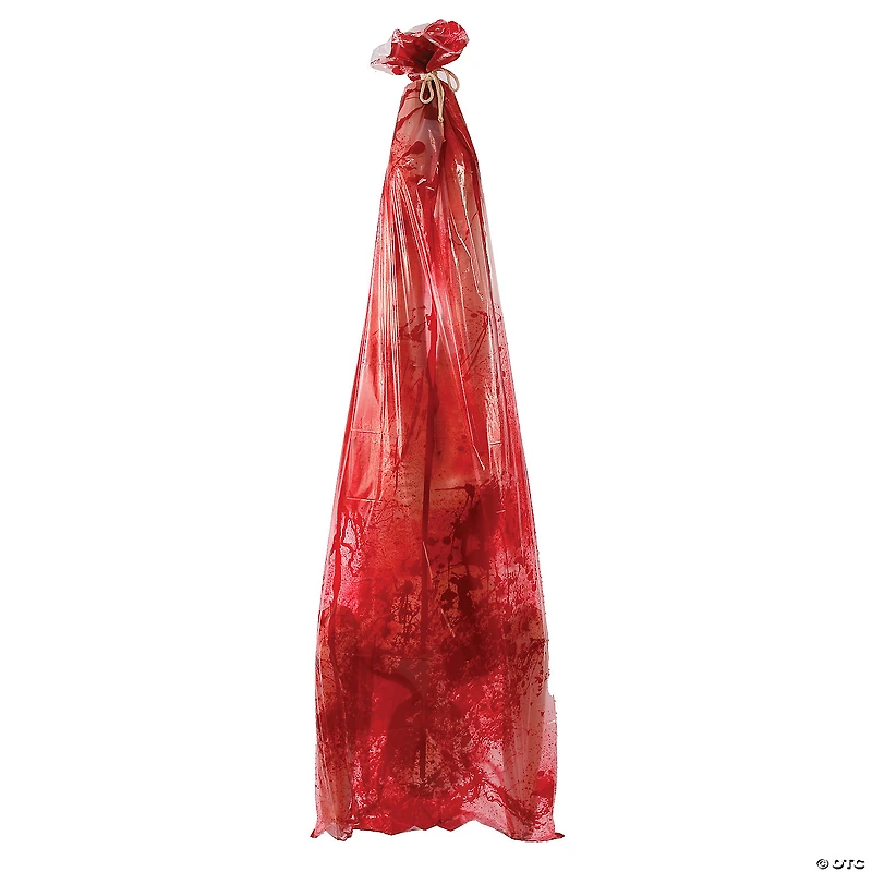 Bloody Body in Bag Halloween Decoration