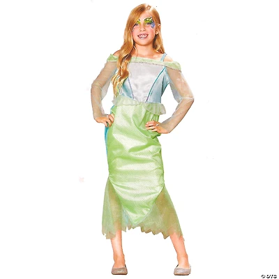 Blue and Green Mermaid Girl Child Halloween Costume - Medium