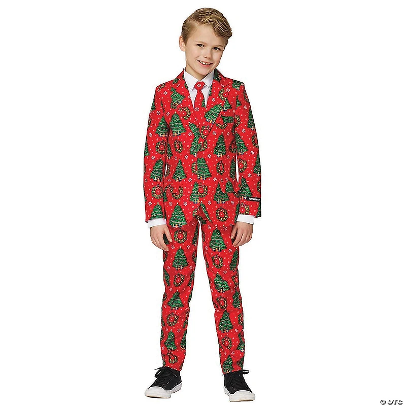 Boy’s Red Christmas Suit Costume
