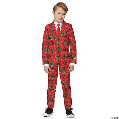 Boy’s Red Christmas Suit Costume