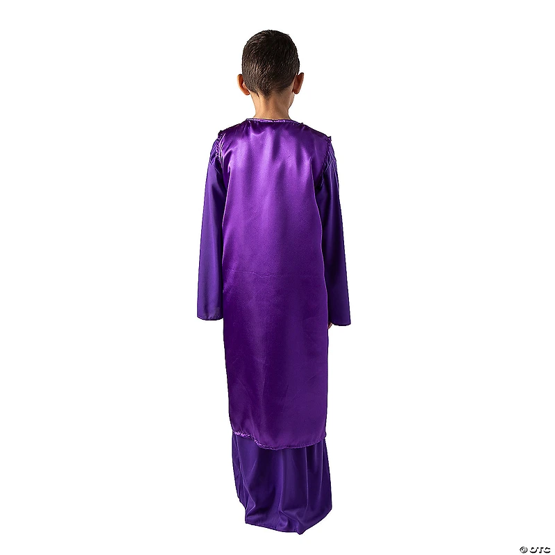 Boy’s Wise Man Costume Purple & Gold Vest