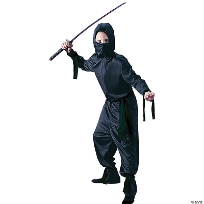 Boy's Black Ninja Costume