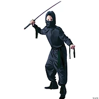 Boy's Black Ninja Costume