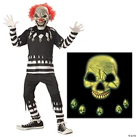 Boy's Creepy Clown Costume