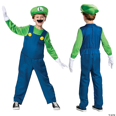 Boy's Deluxe Super Mario Bros.™ Luigi Costume