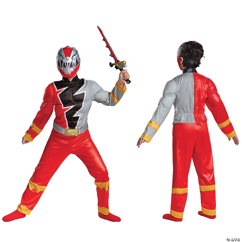 Boy's Muscle Mighty Morphin Power Rangers™ Red Ranger Dino Fury Costume