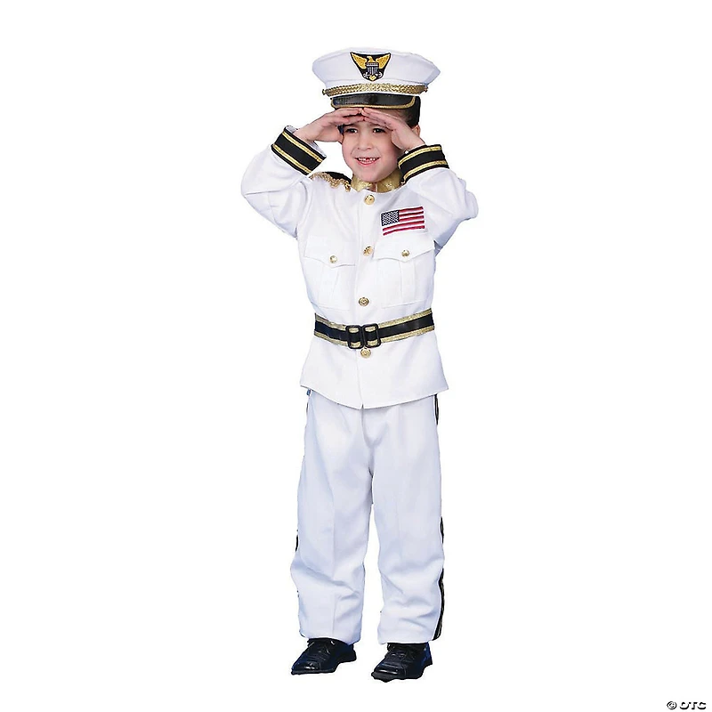 Boy's Navy Admiral Costume
