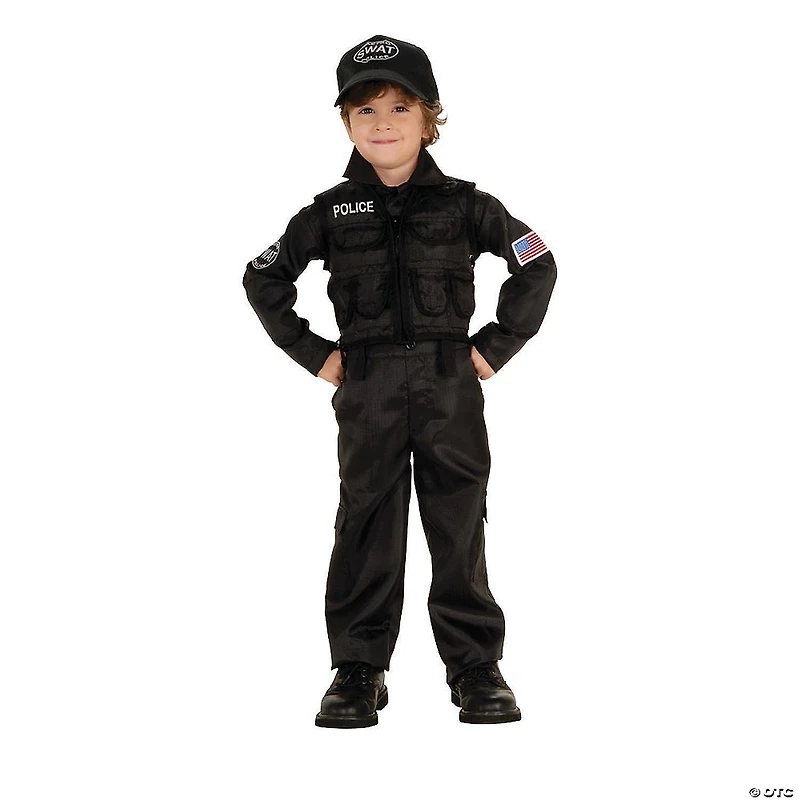 Boy's Policeman SWAT Costume