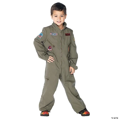 Boy's Top Gun Flight Suit Costume