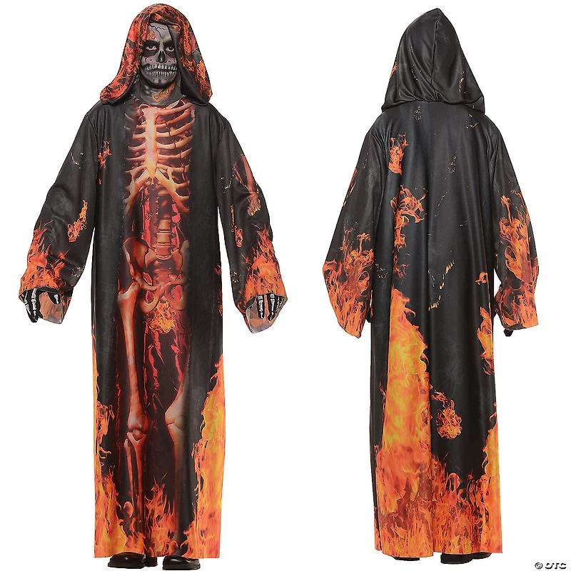 Boy's Underworld Robe Skeleton Costume
