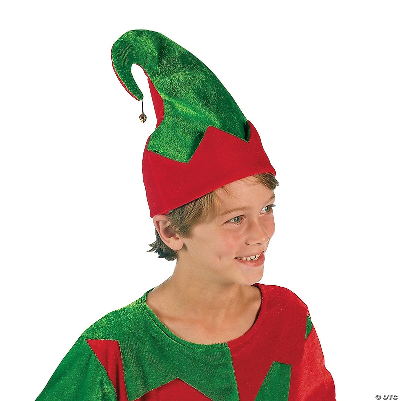 Boy's Velour Elf Costume - Small/Medium
