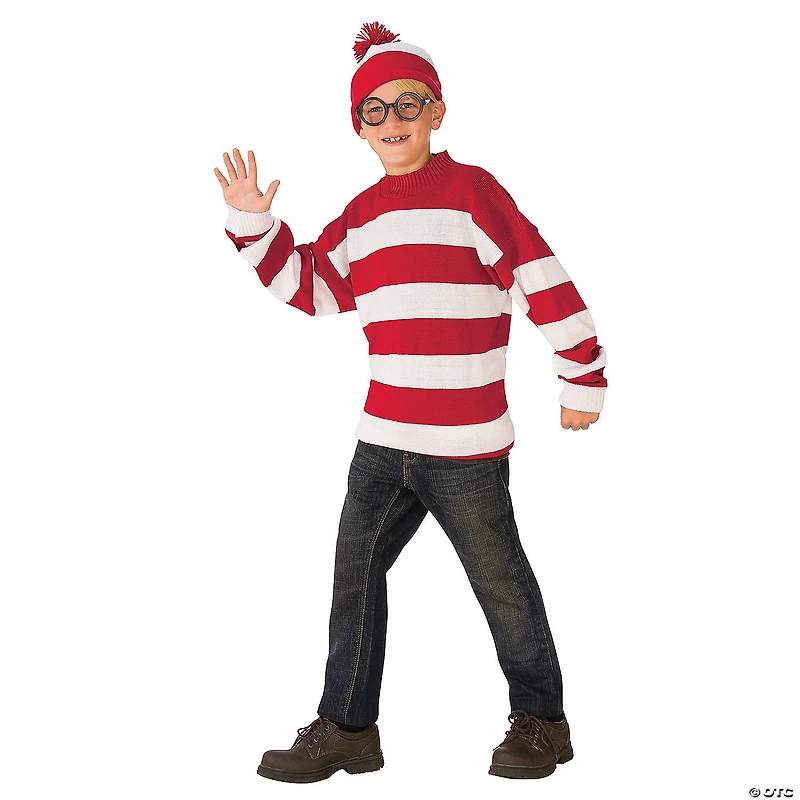 Boy's Where's Waldo Deluxe Waldo Costume