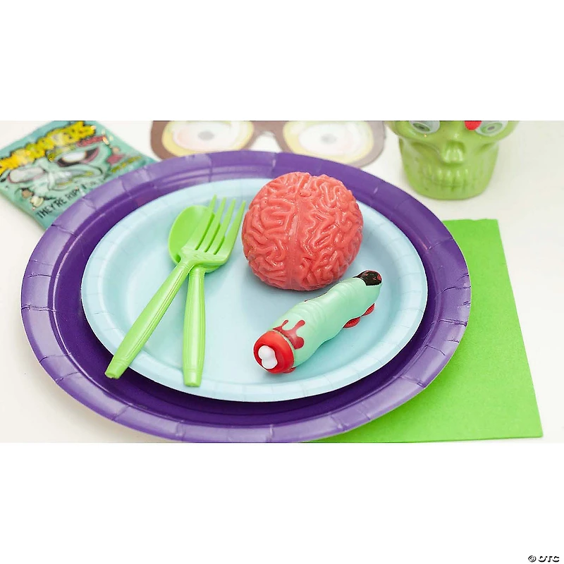 Brain-Shaped Splat Balls - 12 Pc.