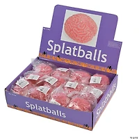 Brain-Shaped Splat Balls - 12 Pc.