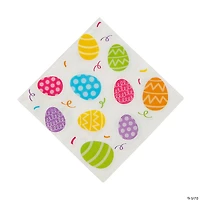 Bright Easter Egg & Confetti Luncheon Napkins - 16 Pc.