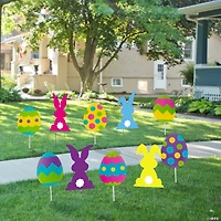 Bulk 10 Pc. Easter Outdoor Yard Decorations Kit