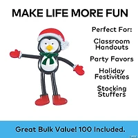 Bulk 100 Pc. Christmas Bendable Assortment