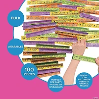 Bulk 100 Pc. Halloween Slap Bracelet Assortment