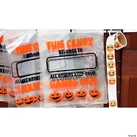 Bulk 100 Pc. Jack-O’-Lantern Face Stickers