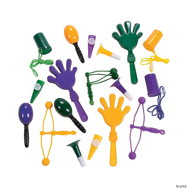 Bulk 100 Pc. Mardi Gras Noisemaker Assortment