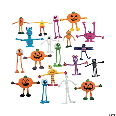 Bulk 100 Pc. Mega Halloween Bendable Assortment