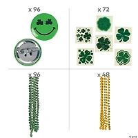Bulk 1176 Pc. St. Patrick’s Day Candy & Apparel Parade Mix