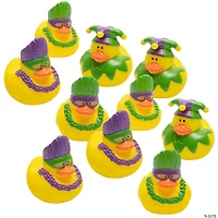 Bulk 120 Pc. Mardi Gras Rubber Ducks