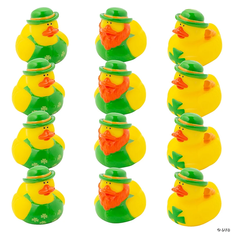 Bulk 120 Pc. St. Patrick’s Day Rubber Ducks