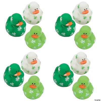 Bulk 120 Pc. St. Patrick's Day Mini Shamrock Rubber Ducks